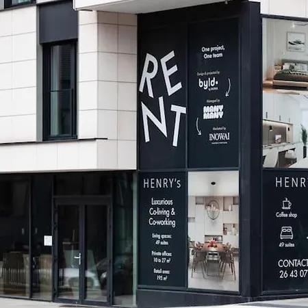 Henry's Appt With A Private 412 - Shared Kitchen 公寓 卢森堡